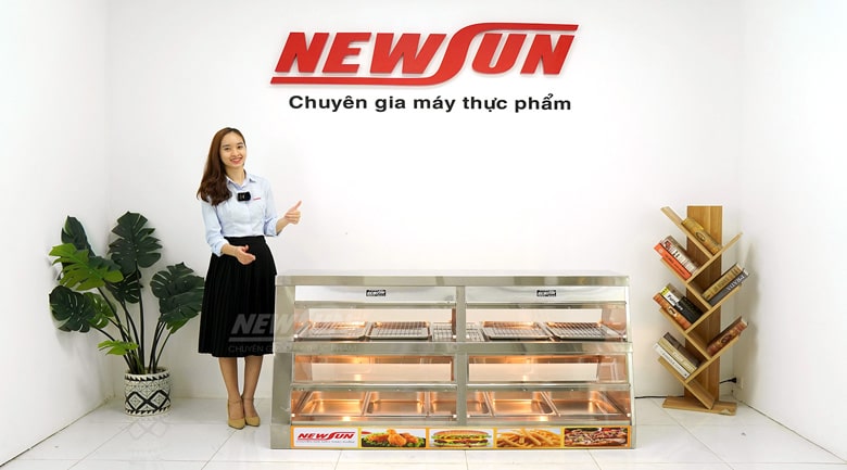 Tủ giữ nóng đồ chiên thực phẩm