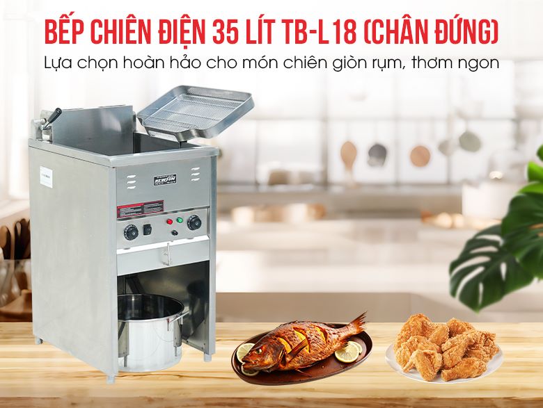 Bếp chiên điện 35 lít TB-L18 - Lựa chọn hoàn hảo cho món chiên giòn rụm, thơm ngon