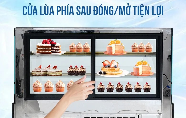 Cửa lùa ngang đóng mở tiện lợi từ phía sau