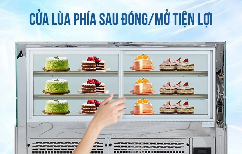 Cửa lùa ngang đóng mở tiện lợi từ phía sau