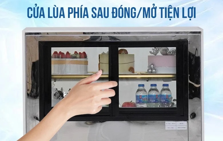 Cửa lùa đóng mở tiện lợi từ phía sau