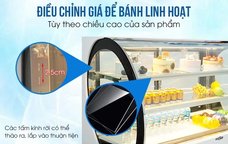 Giá để bánh điều chỉnh chiều cao linh hoạt