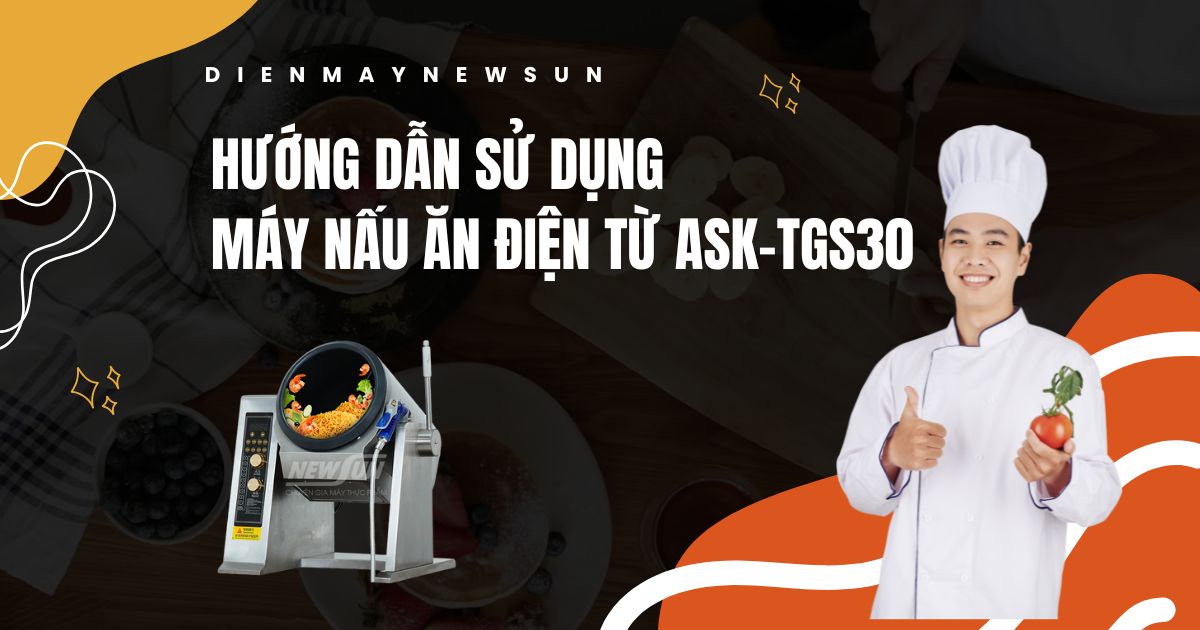 Hướng dẫn sử dụng máy nấu ăn điện từ ASK-TGS30