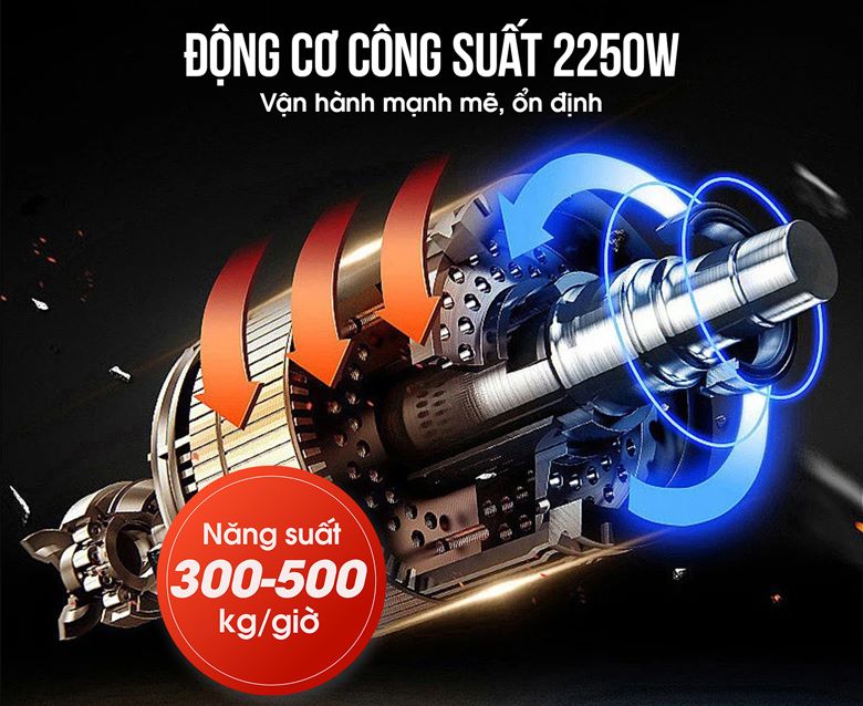 Động cơ công suất cao, vận hành mạnh mẽ, ổn định