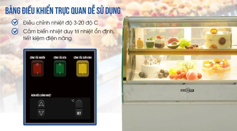 Bảng điều khiển trực quan dễ sử dụng