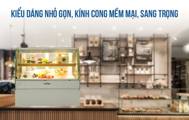 Kiểu dáng nhỏ gọn, kính cong mềm mại, sang trọng