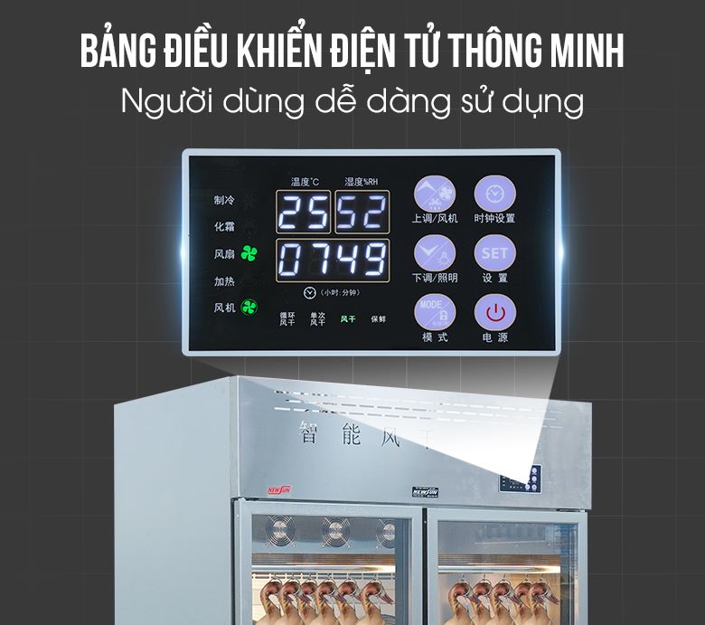 Bảng điều khiển điện tử thông minh, người dùng dễ dàng sử dụng