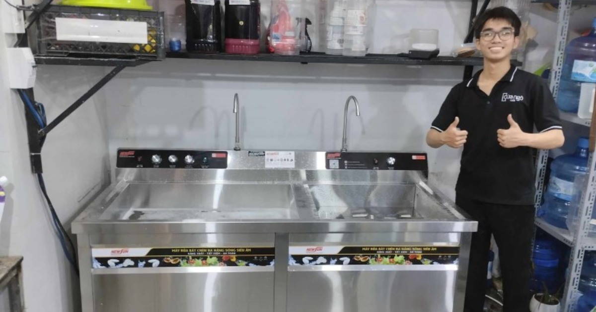 Giới thiệu máy rửa bát siêu âm: Ưu điểm, tính năng vượt trội