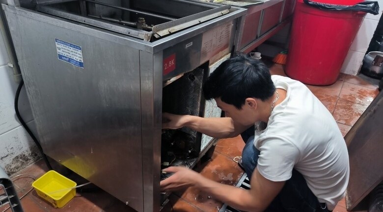 Cách thay thanh nhiệt máy rửa bát siêu âm