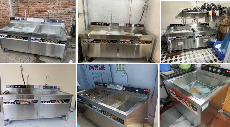 Đầu tư máy rửa bát siêu âm 2 ngăn cho nhà hàng là bí quyết tạo nên thành công