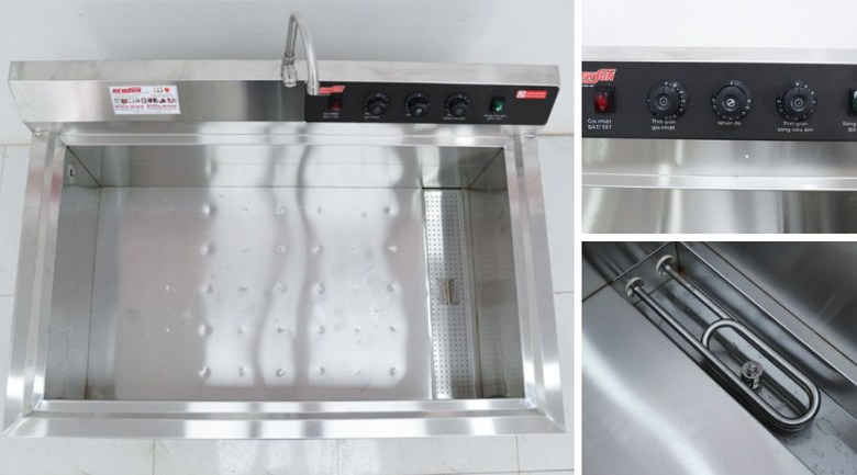 Mách bạn mẹo vệ sinh máy rửa bát siêu âm sạch bóng