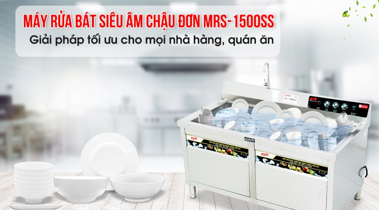 Máy rửa bát sóng siêu âm chậu đơn 1m5 MRS-1500SS