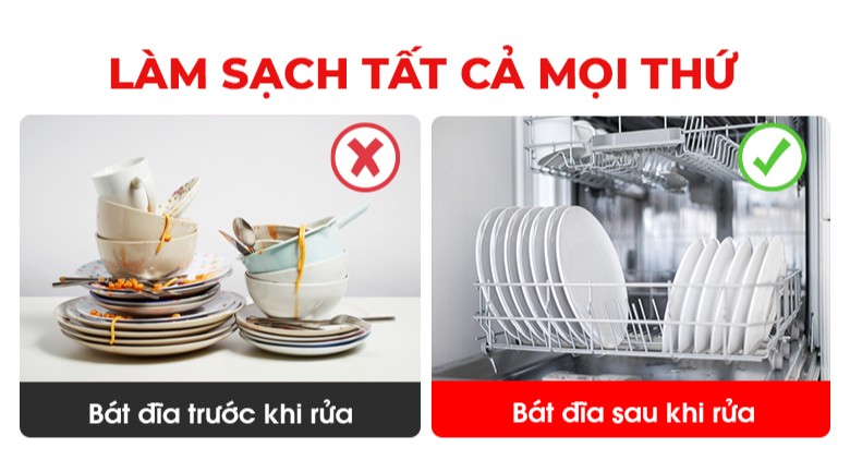 Khả năng làm sạch mọi thứ của máy rửa bát siêu âm