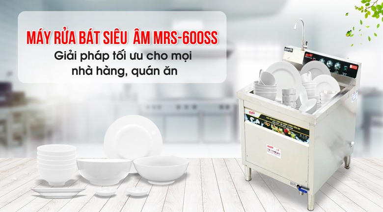 Máy rửa bát siêu âm mini MRS-600SS (chậu đơn)