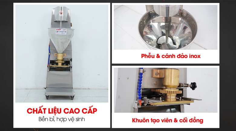 Lợi ích khi dùng máy làm thịt viên chất lượng