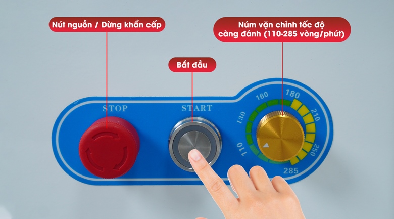 Bảng điều khiển đơn giản, dễ sử dụng Bảng điều khiển đơn giản, dễ sử dụng