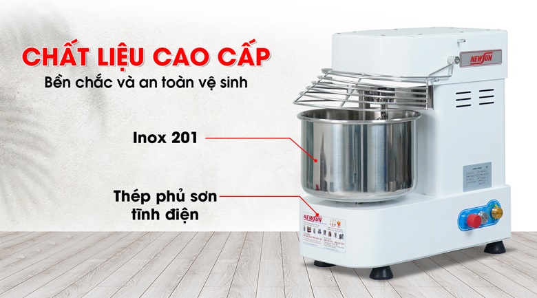 Thân máy chế tạo từ chất liệu thép phủ sơn tĩnh điện Thân máy chế tạo từ chất liệu thép phủ sơn tĩnh điện