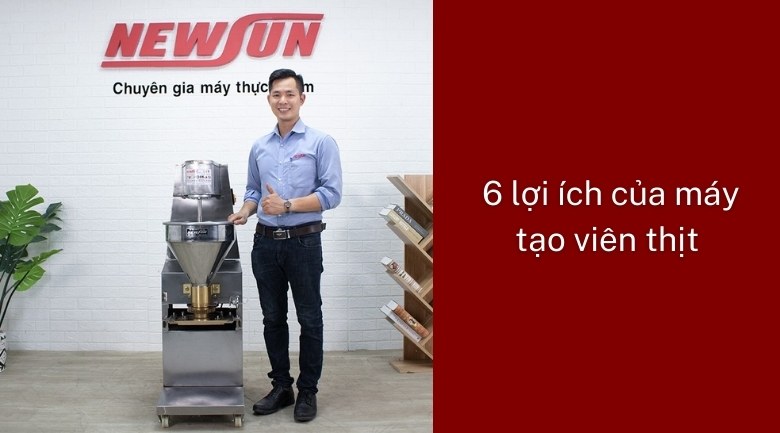 6 lợi ích của máy tạo viên thịt có thể bạn chưa biết