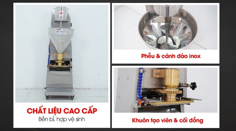 Lưu ý quan trọng giúp mua máy tạo viên thịt chất lượng