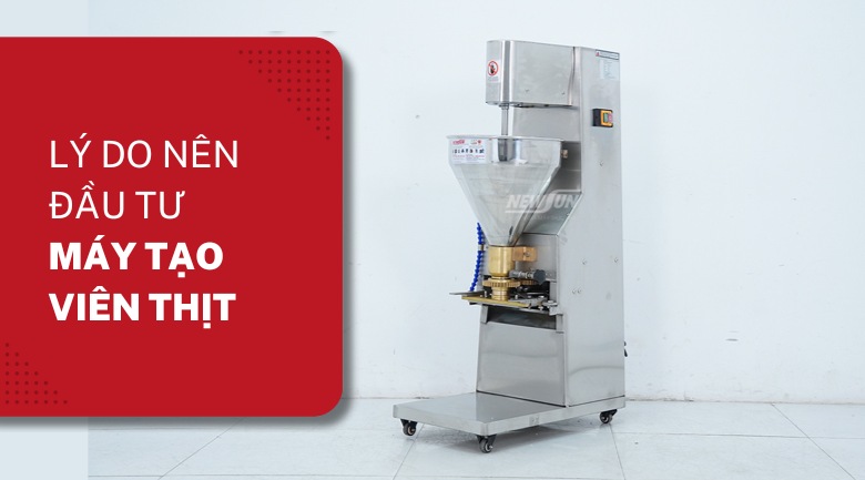 5 lý do nên đầu tư máy tạo viên thịt cá