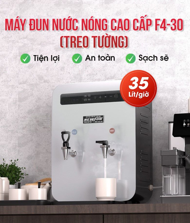 Máy đun nước nóng treo tường cao cấp F4-30 (35 lít/giờ) Máy đun nước nóng treo tường cao cấp F4-30 (35 lít/giờ)