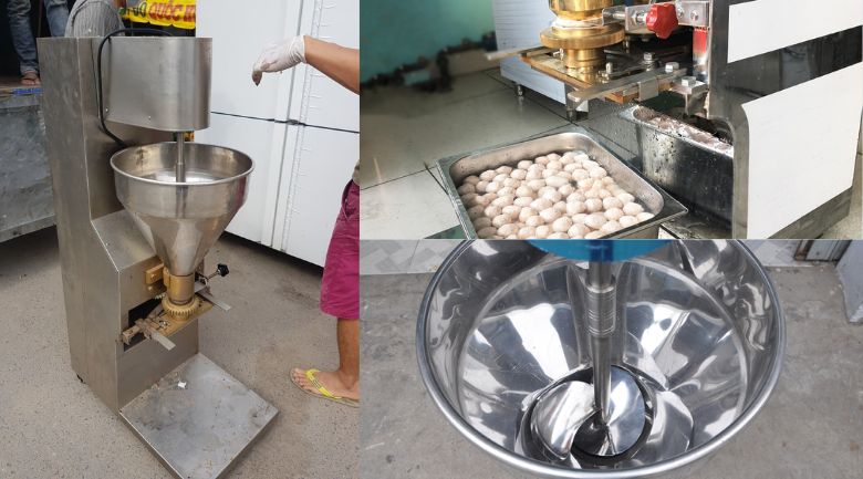 Máy làm viên thịt kém chất lượng thường dễ bị gỉ sét
