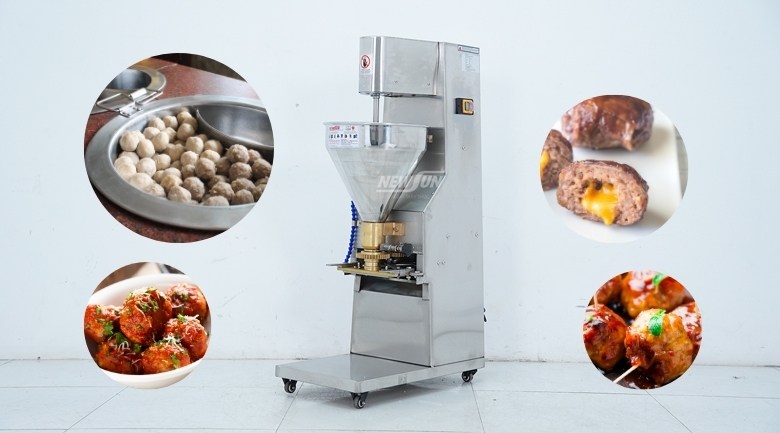 So sánh máy tạo viên thịt và viên thịt truyền thống