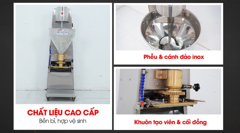 Máy tạo viên thịt mini biến tần