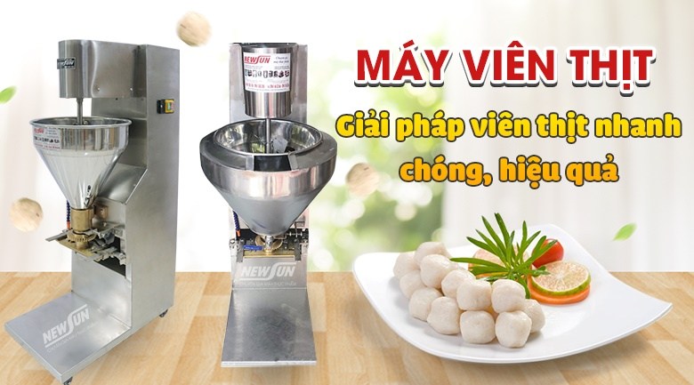 Top 3 máy tạo viên thịt mini cho cơ sở chế biến nhỏ