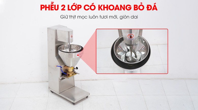 Phải xác định nhu cầu sử dụng khi mua máy tạo viên thịt