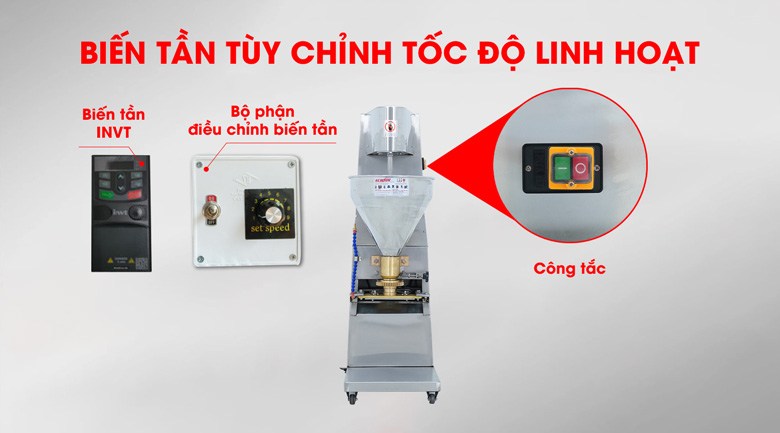 Xác định kích thước viên và khả năng tùy chỉnh của máy