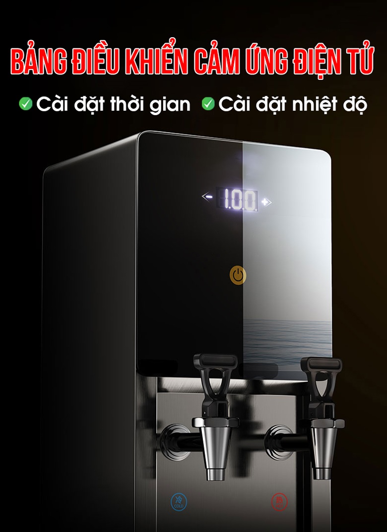 Bảng điều khiển cảm ứng với các nút bấm trực quan, dễ sử dụng Bảng điều khiển cảm ứng với các nút bấm trực quan, dễ sử dụng