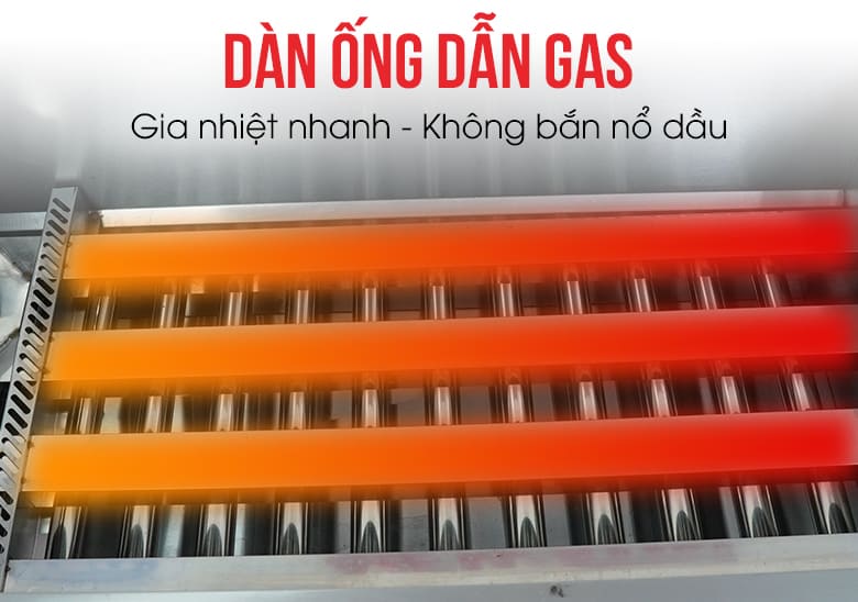 Ống dẫn gas gia nhiệt nhanh
