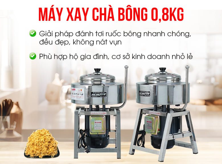Máy đánh chà bông 0,8kg