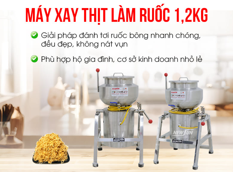 Máy đánh chà bông 1,2kg