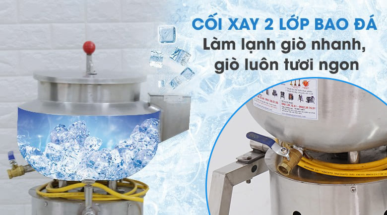 Cối xay 2 lớp chắc chắn
