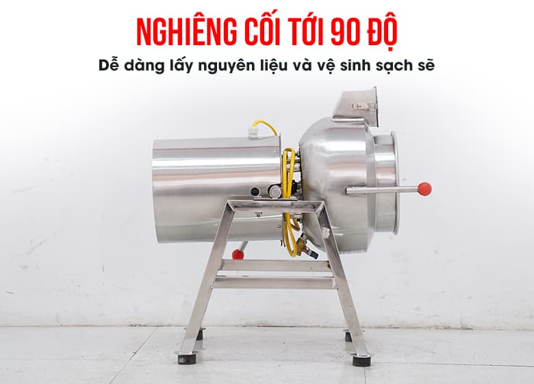 Cối nghiêng được 90 độ