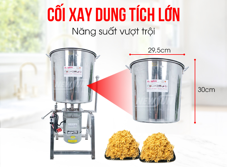Cối xay dung tích lớn