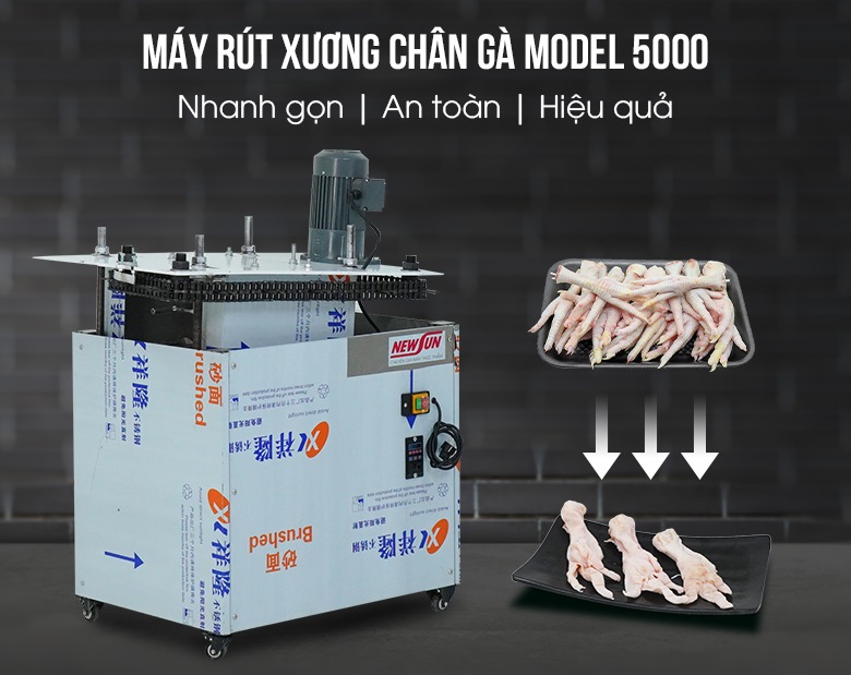 Máy rút xương chân gà model 5000 NEWSUN