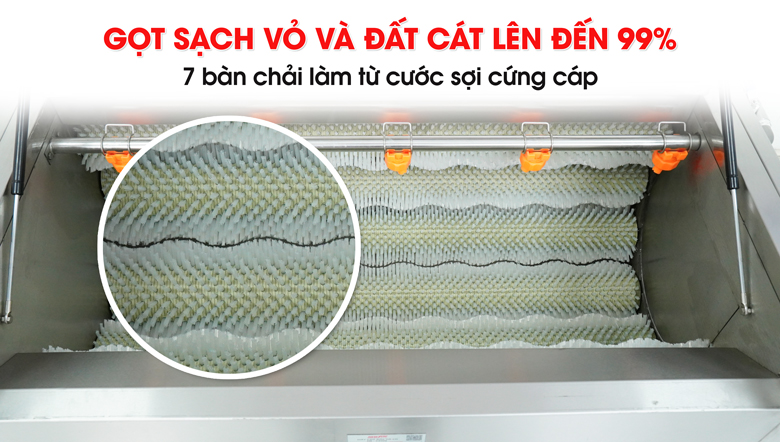Lô bàn chải thiết kế lượn sóng