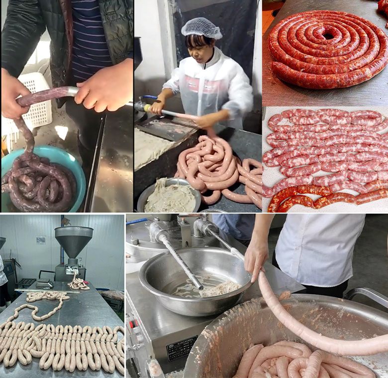  Khách hàng sử dụng máy đùn xúc xích NEWSUN trong thực tế