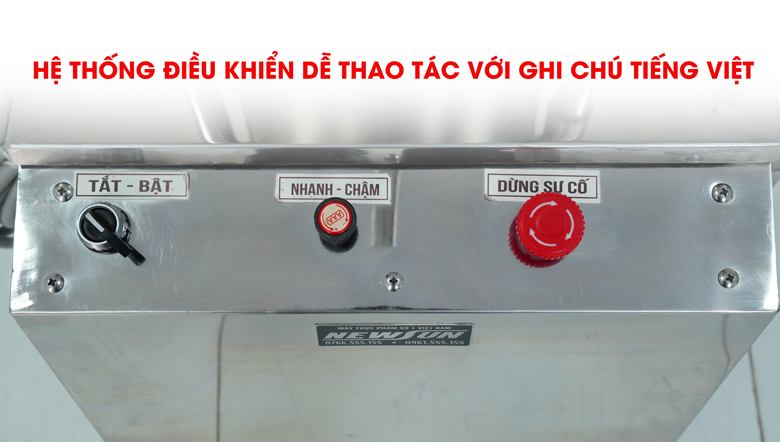 Bảng điều khiển dễ sử dụng