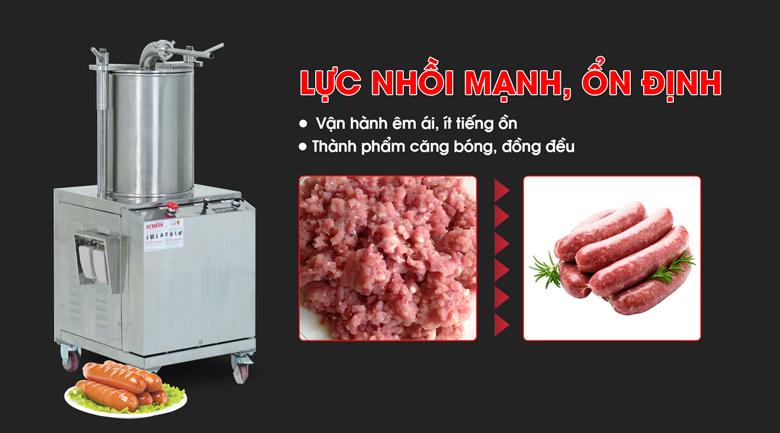 Sự ưu việt của cơ chế nhồi xúc xích thủy lực Sự ưu việt của cơ chế nhồi xúc xích thủy lực
