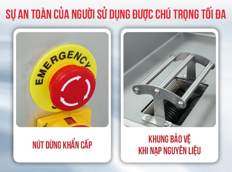 Hai lớp bảo vệ đảm bảo an toàn cho người sử dụng Hai lớp bảo vệ đảm bảo an toàn cho người sử dụng