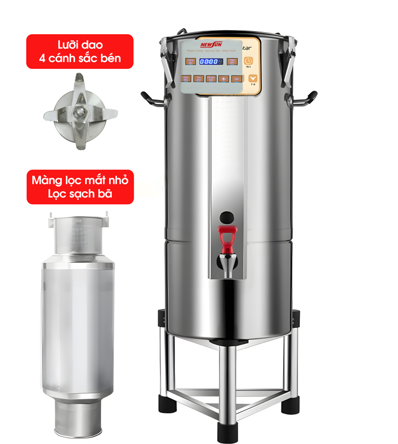 Giỏ lọc và dao xay