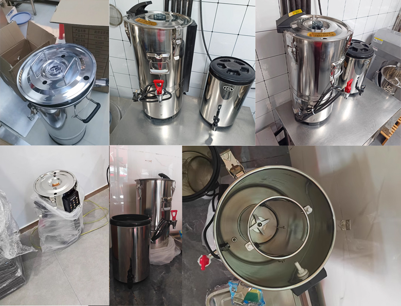 Khách hàng chọn mua máy xay nấu sữa đậu nành 9136FS-S15L tại NEWSUN