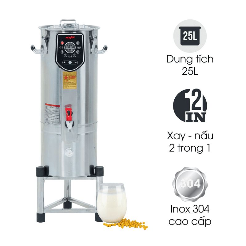 Máy xay nấu sữa đậu nành 25 lít