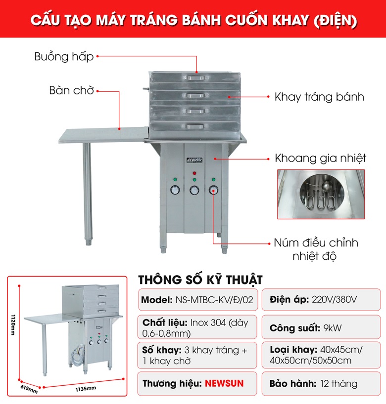 cau tao may trang banh cuon khay dung dien
