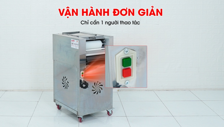Vận hành đơn giản chỉ cần 1 người thao tác