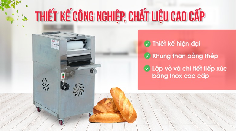 Thiết kế công nghiệp cùng chất liệu cao cấp